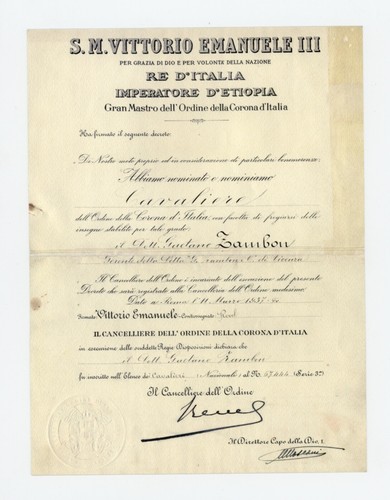 Gaetano zambon nomina - gaetano,
