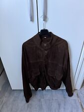 GIUBBINO  GIACCHE UOMO  VERA PELLE RENNA MARRONE 52