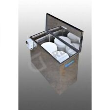 FONDIMIELE A 2 SECCHI ad aria calda controllata in acciaio inox - TRASPORTO IN