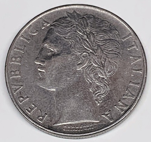 C4460 italy coin 100 - italy, coin,