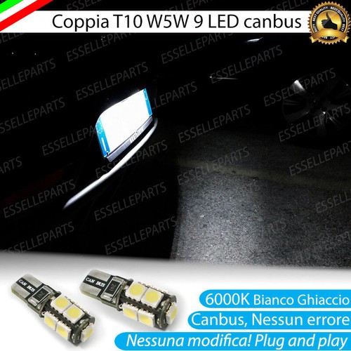 Coppia luci targa - 9, canbus