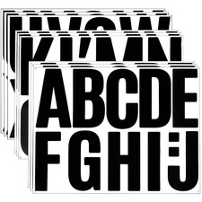 Adesivi lettere nere vinile