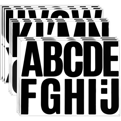 Adesivi lettere nere - , vinile
