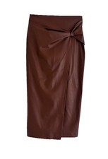 ZARA.. Gonna Midi Marrone