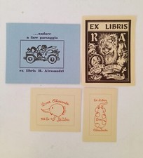 ♥ LOTTO 4 EX LIBRIS LORENZO