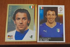 FIGURINE  CALCIATORI  PANINI  EURO 2008  N. 303  DEL PIERO E GERMANY 2006 
