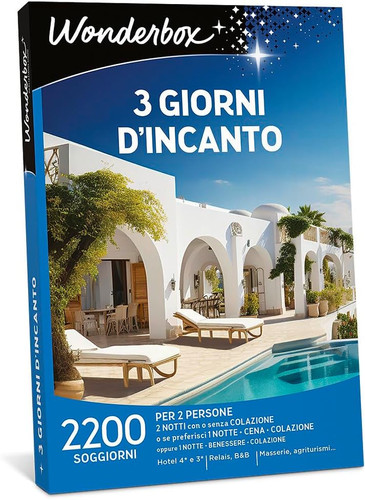 Cofanetto regalo 3 giorni - -,