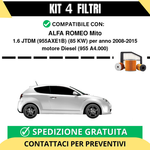 Kit filtri tagliando - tagliando, per