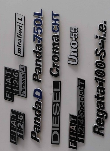 Scritte loghi fiat per auto - scritte,