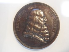 medaglia in onore di Leonardo