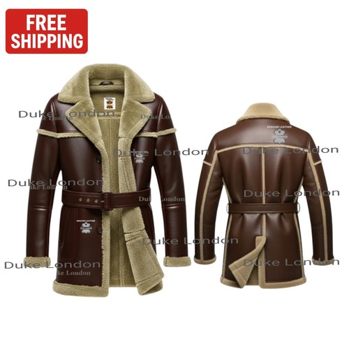Cappotto lungo uomo - vera, pelle