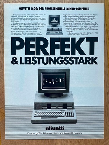 Olivetti micro computer m20 - computer,