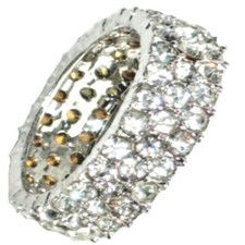Zirconi Anello Eternity Fascia