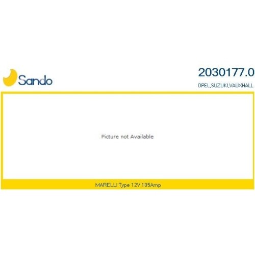 Generatore sando 2030177 per - sando, 2030177.0