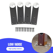 Altoparlanti picchetti metallo supporto da pavimento speaker musica suono alluminio accessori ×4