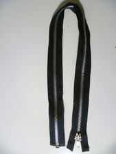 CERNIERA BOMBER BLU ARGENTO LAMPO ZIP TIPO 8 METALLO DIVISIBILE 1 CURSORE 70 CM