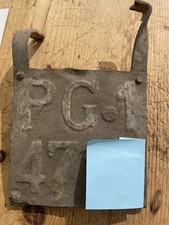 Targa Ape Bacchetta 1952 Faro Basso No Vespa Piaggio