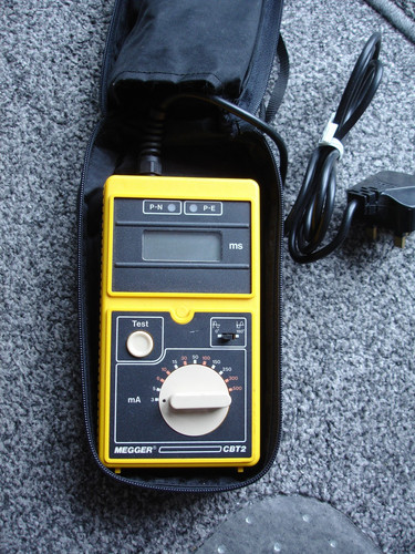 Megger cbt2 rcd tester - rcd,