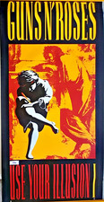 GUNS N' ROSES - USE YOUR ILLUSION I  - poster  promo album / 150,0 X 76,0  cm