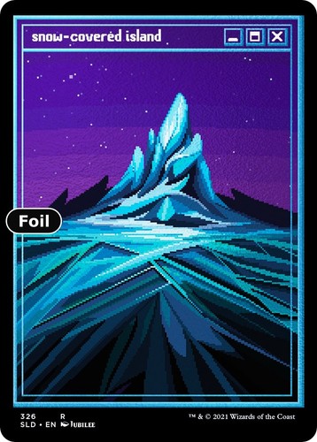 Snow covered island - snow-covered,