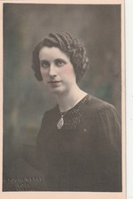 B2 - Foto Photo Fotografia Fotocartolina Anni 40 - Donna 1° Piano