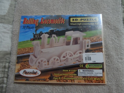 Locomotiva rullo puzzle 3d - locomotiva,