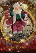 Babbo Natale Statuina Tessuto