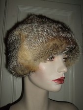 CAPPELLO COLBACCO COYOTE HAT HUT PELLICCIA FUR PELZ VOLPE FOX FUSCHS 58/59 