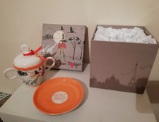 TAZZA AFRICA PORCELLANA -