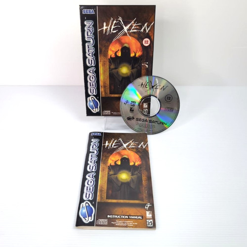 Hexen sega saturn completo - sega,