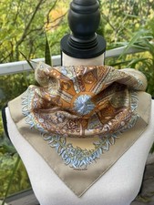 Sciarpa di seta Hermes "AUX