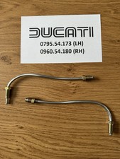 Coppia tubi freno Ducati