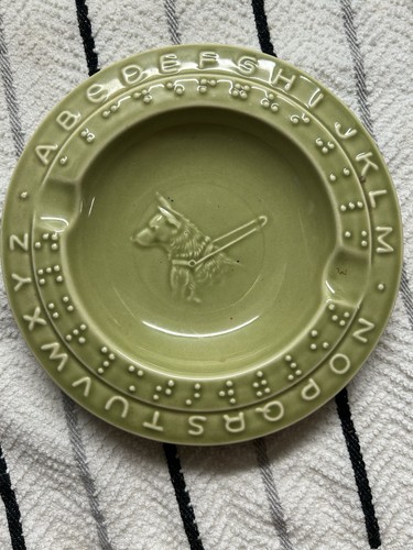 Posacenere vintage braille - vintage,
