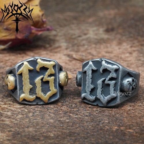 Anello uomo vintage biker