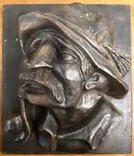 RITRATTO in bronzo - fusione cm. 20x23