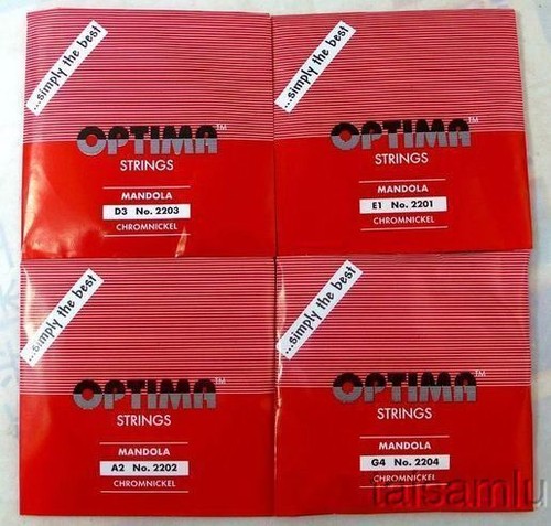Optima mandola strings nichel - optima,