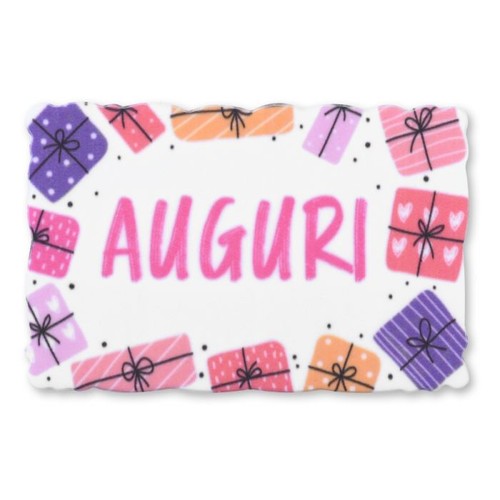 Targhetta auguri zucchero - auguri, in
