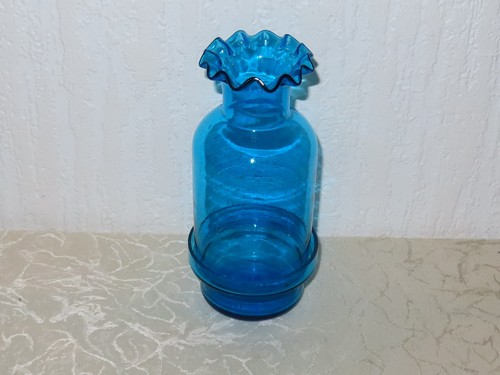 Antico vaso vetro - in, blu