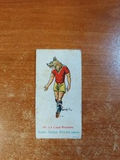 Figurina Calciatori LA LUPA ROMANA - Stemma ROMA N.14 Caricatura Ed. FIDASS 1936