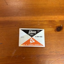 Etichetta Soundhole Gibson