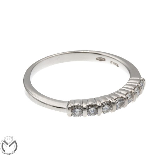 Anello oro bianco - bianco, 18