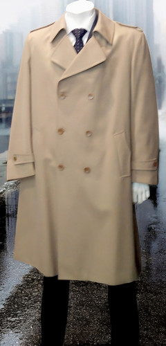 Trench uomo doppiopetto lana - trench,