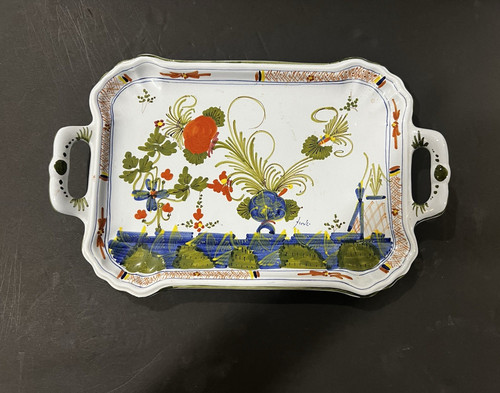 Hand painted blue carnation - hand-painted,
