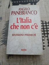 L'italia che non c'e' di Angelo Panebianco del 1995 Rizzoli usato buono stato