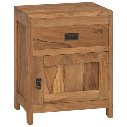Comodino rustico legno - legno, di
