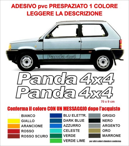 Adesivi fiat panda 4x4 - adesivi,