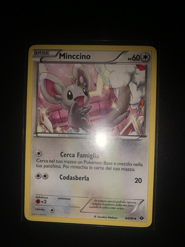 Carta pokemon minccino - pokemon, 84/99