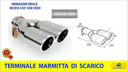 Terminale scarico doppio - scarico,
