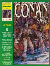 Conan Saga 01-04 Completa (Comic Art 1993-1994) Cbr Didi (Leggi Descrizione)