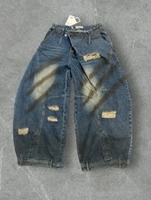 Jeans Larghi Baggy Strappata